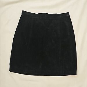 Outerwear by Phoenix | Vintage Genuine Cow Split Leather Pencil Skirt small